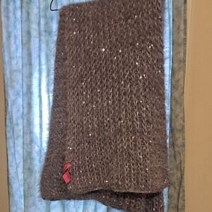 Cozy Knit Scarf with Sequins BETSEY JOHNSON New